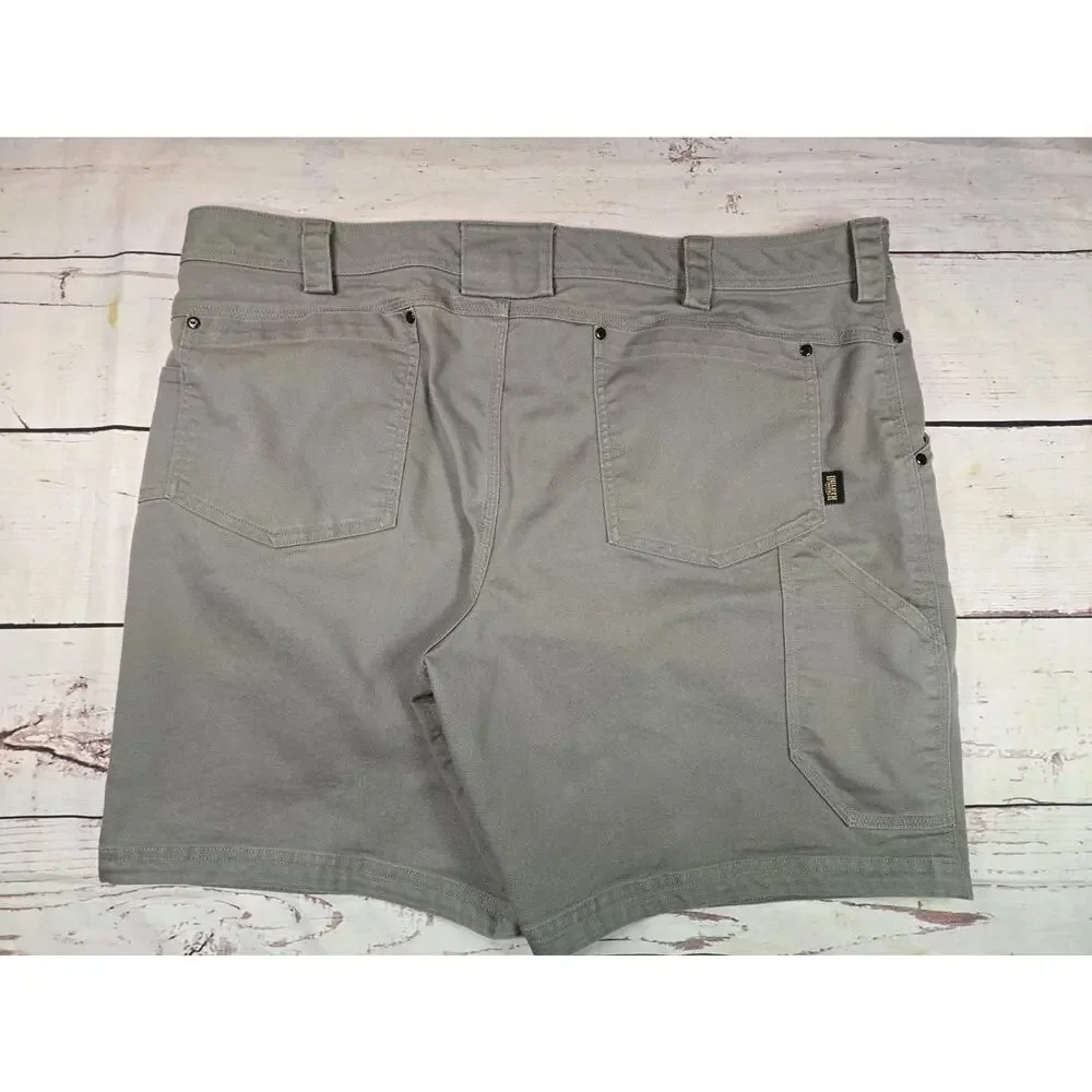 Duluth Trading Co. D Flex Fire Hose HD Gray Work Shorts Size 44